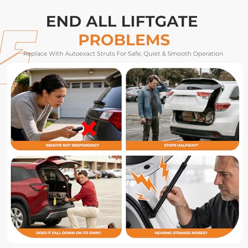 Autoexact Electric Liftgate Struts Fit for 2019-2025 Toyota Rav4, Power Liftgate Actuator, Rear Hatch Lift Support, Trunk Tailgate Struts Shock Replacement# 6892042020 6891042060 (Left & Right, 1Pair)