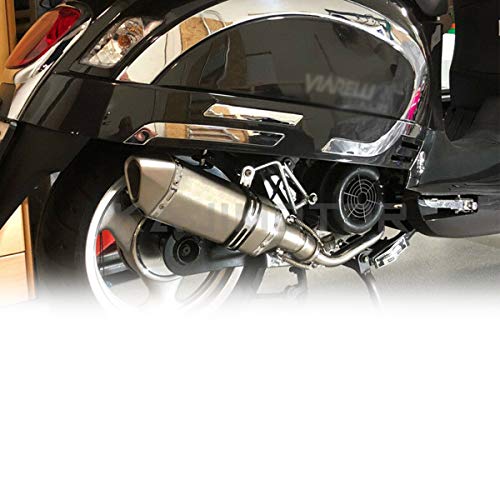 KAJIMOTOR Stainless Exhaust Muffler System Header Pipe Link Tube For