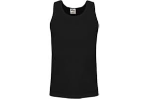 Shaka Wear Men's Basic Sleeveless Tank Top Cotton Solid Muscle Workout T-Shirt Undershirt Activewear Sizes S~5XL