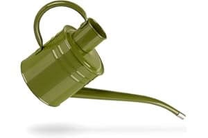 Homarden 34 oz. Green Watering Can - Metal Watering Can with Long Spout for Decoration, Perfect Plant Watering Can for Outdoor Plants and Watering Can for Indoor Plants (House Plants)