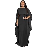 Open Back Mother of The Bride Dresses for Wedding Plus Size Cap Sleeves Formal Dress Column Elegant Evening Gowns