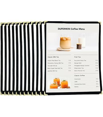 20 Pack De Couvertures De Menu - Page Unique, 2 Vues, Convient Au Papier 8 5 X 11 Pouces Couvertures De Menu De Restaurant Hy 20 Pack De Couvertures De Menu - Page Unique, 2 Vues, Convient Au Papier 8 5 X 11 Pouces Couvertures De Menu De Restaurant Hy