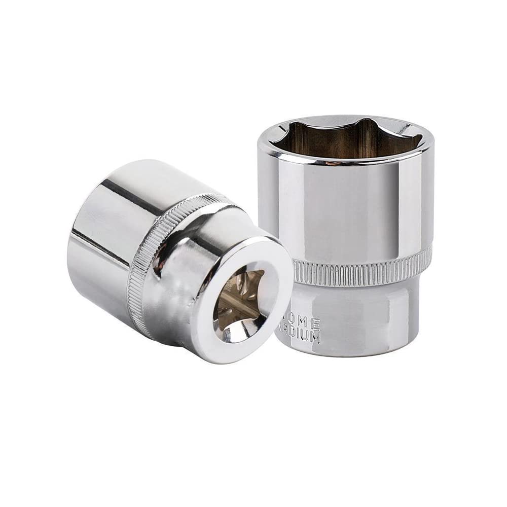 Super Tool 15MM 3/8" Drive Socket 6-Point Hex Short Shallow Socket Metric (Pack of 2)