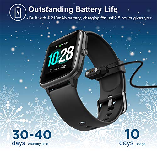 Letsfit Smart Watch, Fitness Tracker with Heart Rate Monitor, Activity