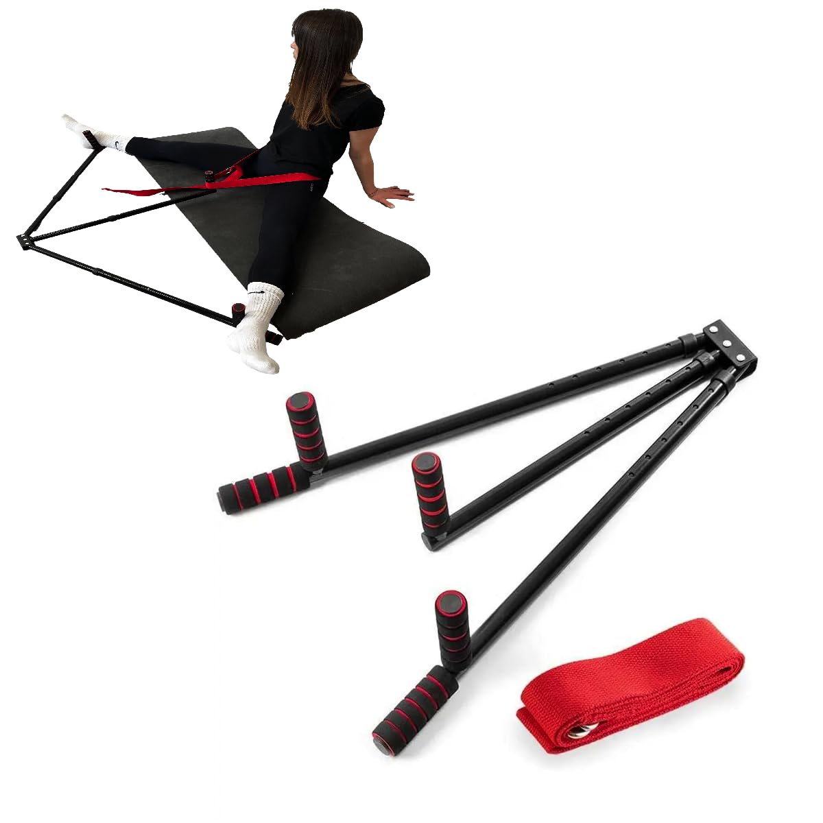 3-Bar Leg Stretcher Over 180? Split Trainer for Martial Arts