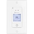 Ascend Smart Wi-Fi 15 Amp 7-Day Indoor Programmable In-Wall Timer, Works with Alexa, Auto Dst & Astro On/Off, White