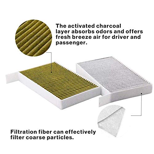 AirGard Model 3 Cabin Air Filter Replacement with Activated Carbon Compatible with Tesla Model 3