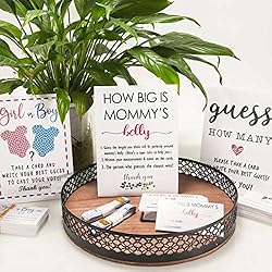Eilcoly Guess How Many Game Cards & Sign for Bridal