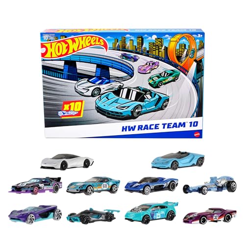 10-Pack Toy Race Cars