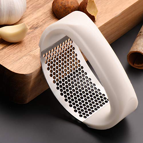 JARRIX GARLIC PRESS STAINLESS STEEL GARLIC MINCER GARLIC CRUSHER GARLIC