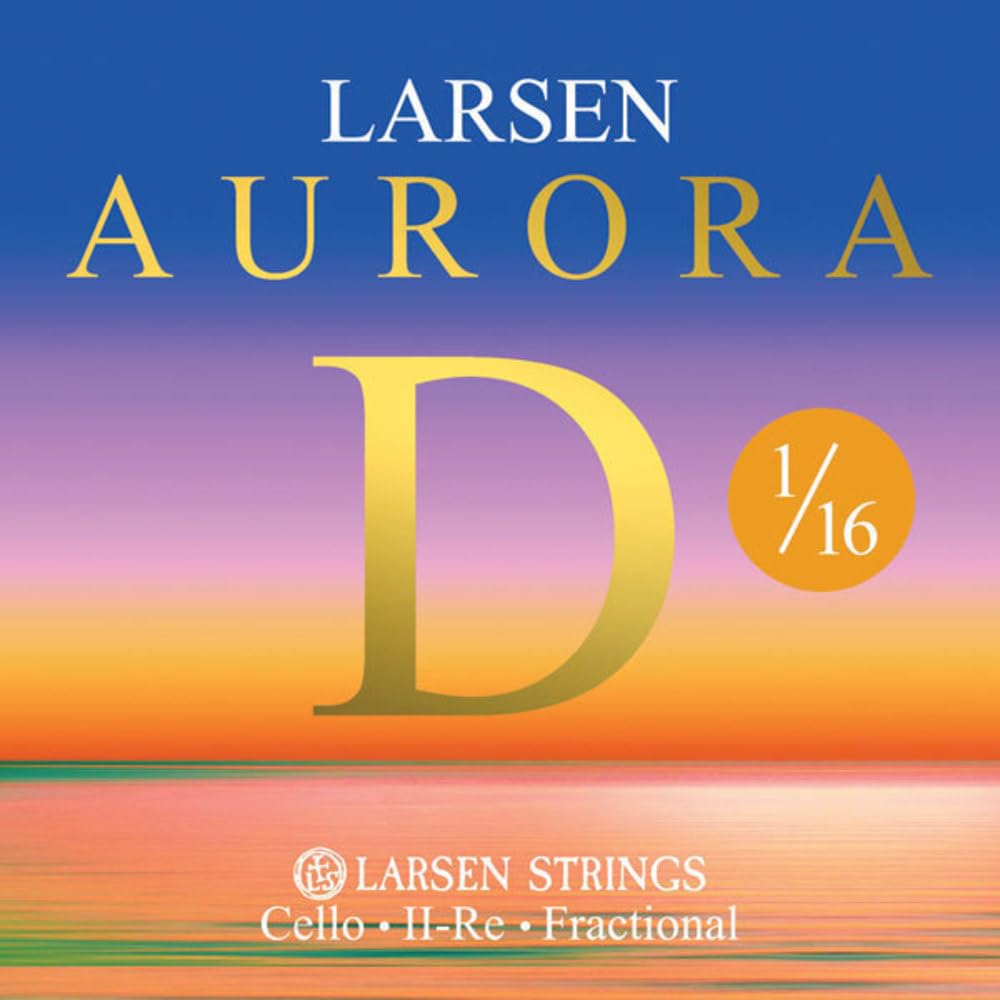 LARSEN STRINGS Aurora Cello Strings medium D 1/16 Medium