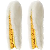Ailaka Sheepskin Sport Wool Insoles for Women & Men, Premium Thick Fur Fleece Replacement Warm Inserts for Shoes Boots Slippers Sneakers