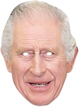 STAR CUTOUTS King Charles III Cardboard Face Mask Royal Costume Fancy Dress view 3