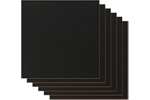 Vanttokeey 6-Pack Colored MDF Board 12 x 12 x 1/8 Inch Unfinished Medium Density Fiberboard Wood Boards for Crafts, Laser Eng
