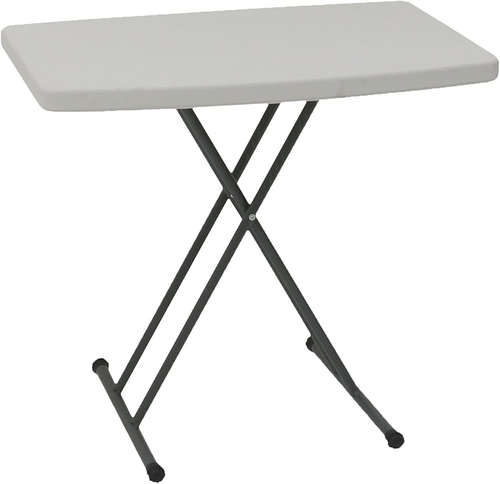 Oypla 2.5ft Folding Heavy Duty Outdoor Trestle Garden Table 76cm