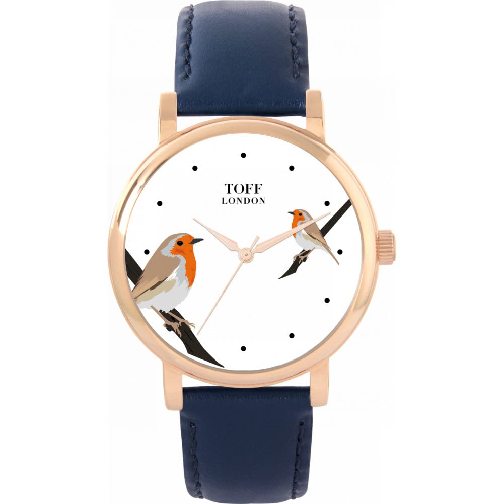 Toff London Ladies Robins Bird Watch