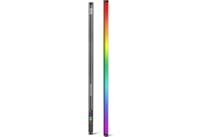 NEEWER TL120C RGB Tube Light, 42W Full Color RGBWW Photography LED Video Light Wand Stick with APP/2.4G/DMX Control, 7 Pixel 