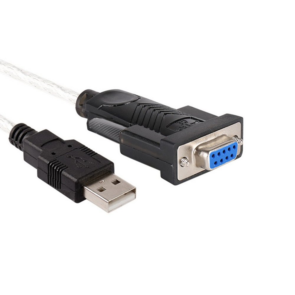 LFHUKEJI USB TO RS232, USB 2.0 Male to Serial (9-Pin) Female DB-9 RS-232 Adapter Cable 1.5m(FTDI Chipset)