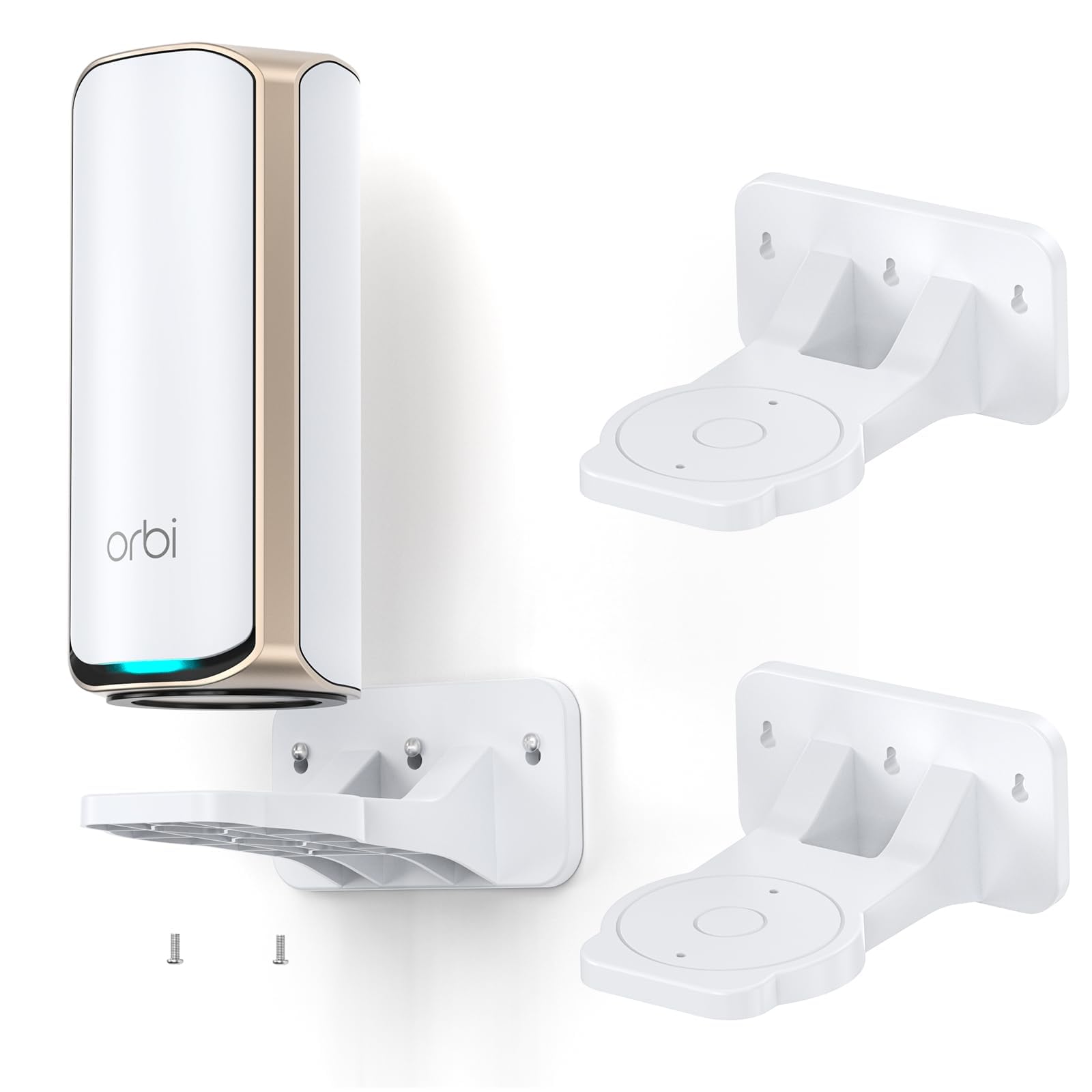 XLTTYWL® Wall Mount for Netgear Orbi & Nighthawk WiFi 7, White, 2 Pack