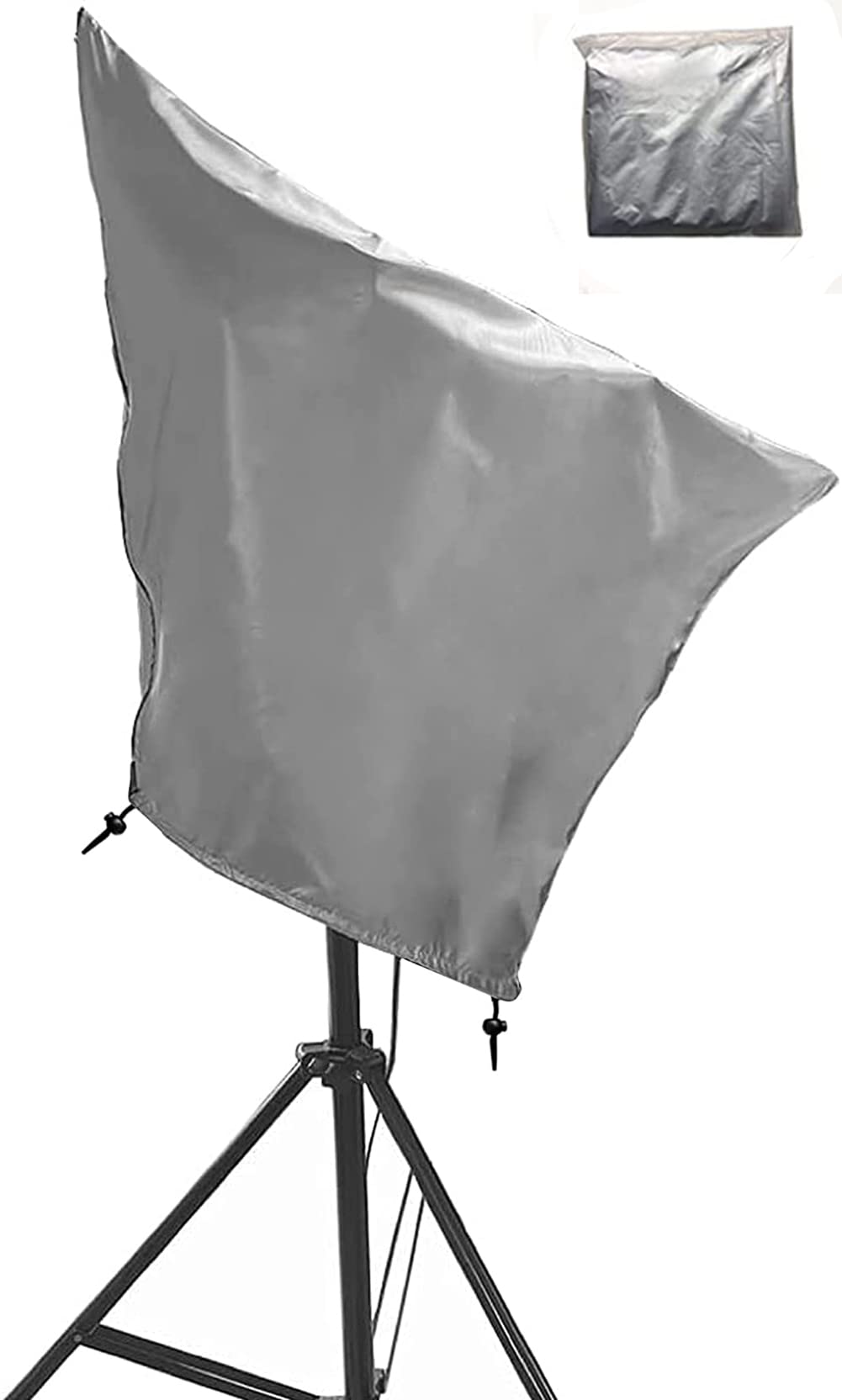 COOSOO Telescope Cover Waterproof Sun Proof Outdoor Astronomical Telescope Cover with Adjustable Drawstring for Celestron Skywatcher ZEISS,Silver 59(1499mm) x 33.5(851mm) inch