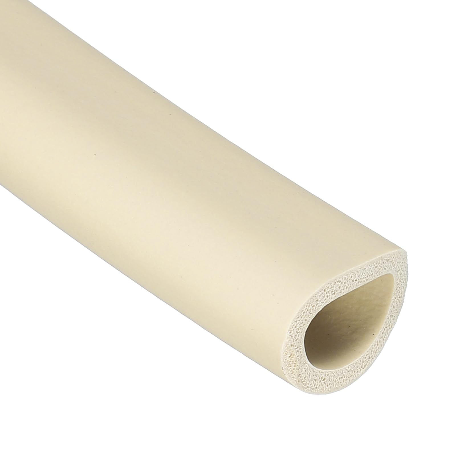 PATIKIL 18mm ID x 24mm OD x 1m Long Pipe Insulation Foam Tube, Pipe Cover Wrap Roll EPDM Bar Tubing for Handle Grip Guitar Stand AC Units, Exercise Machine Handle, Beige
