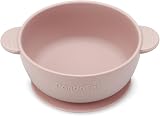 PandaEar Silicone Baby Bowls with Suction 3 Pack Pink Rose Linen view 7