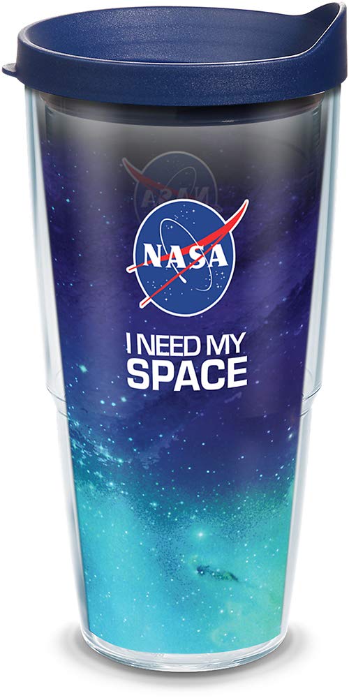 Tervis NASA I Need My Space Made in USA Double Walled Insulated Tumbler Travel Cup Keeps Drinks Cold & Hot, 24oz, Classic