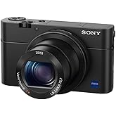 Sony RX100 IV 20.1 MP Premium Compact Digital Camera w/ 1-inch Sensor, 4K Movies and 40x Super Slow Motion HD DSCRX100M4/B, Black