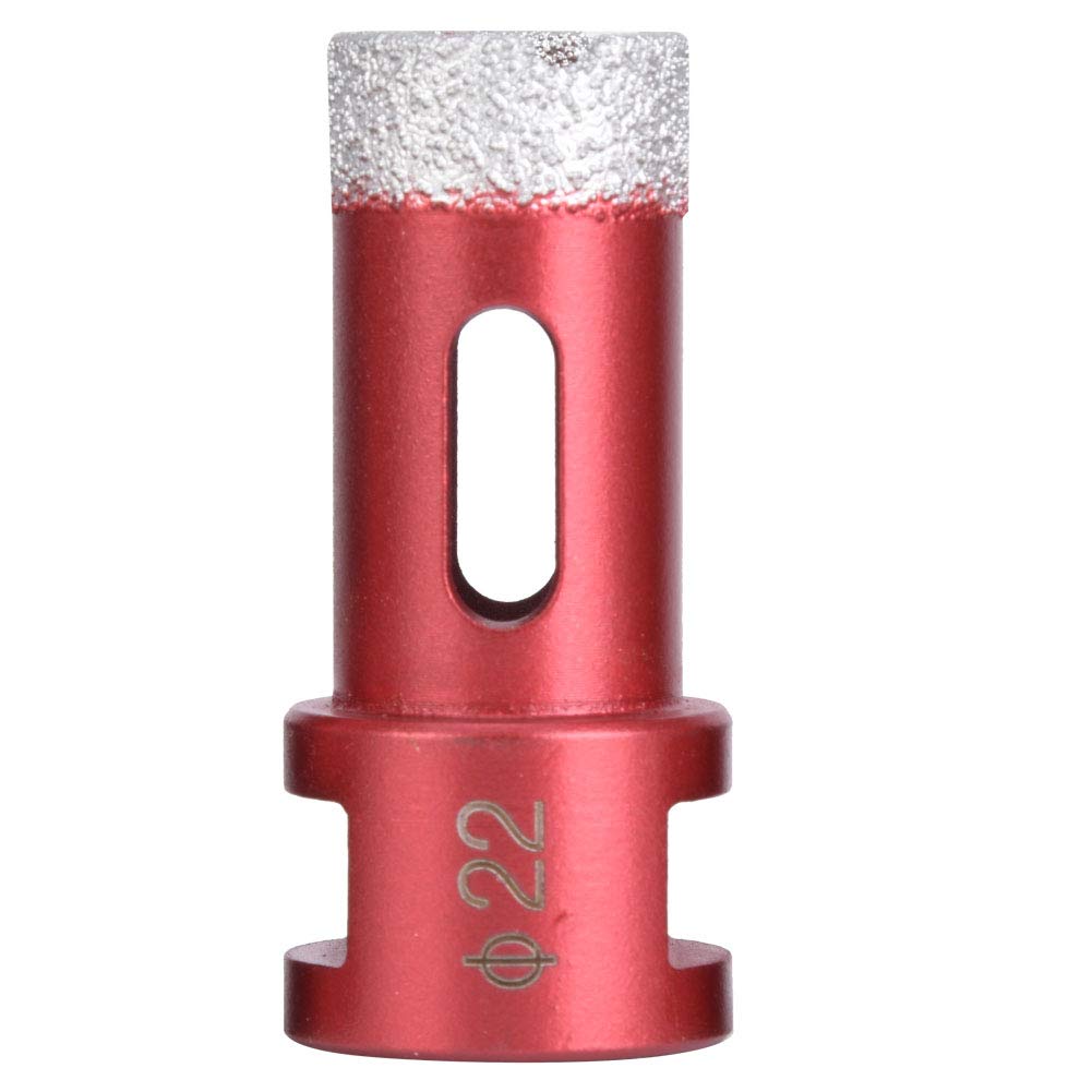 Angle Grinder Hole Saw Set, Diamond Drill Bits for Marble, Ceramic & Tile Cutting - 20mm 22mm 24mm Brazed Bits