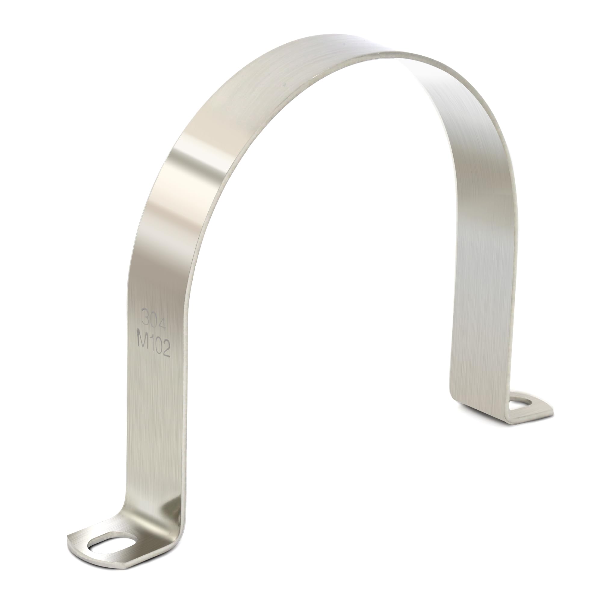 Heavy Duty Pipe Clamps 5-15/16" FamlTol U Shape Brackets 304 Stainless Steel Tube Clamp Rigid Pipe Strap for Pipes and Cables | Ø 150 mm | 2 pcs