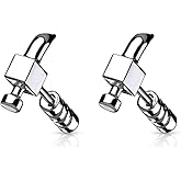 16GA 316L Stainless Steel Hammer Stud Earrings, Sold as a Pair