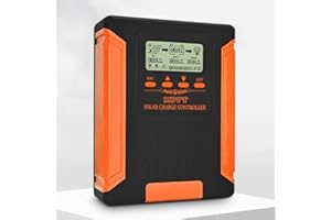 LAIRTPOW 80A MPPT Solar Charge Controller 12V/24V/36V/48V DC Output for LiFePO4, AGM Sealed Gel Flooded Lithium Battery, MPPT Controller with LCD Display for 18/180V Solar Panels (APP Control)