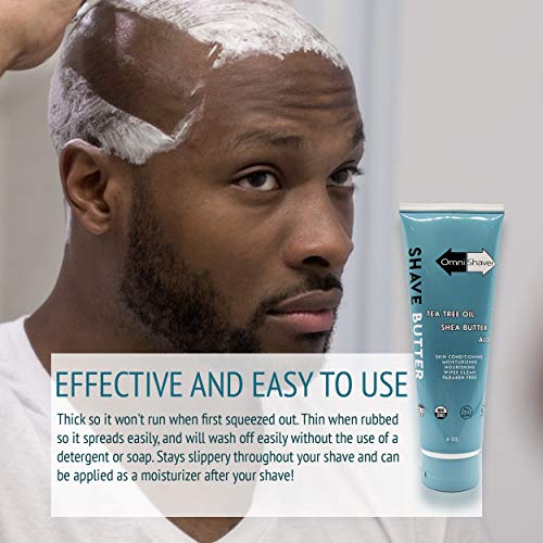 OmniShaver Shave Butter The BEST Shaving Cream for Head Arms Legs and