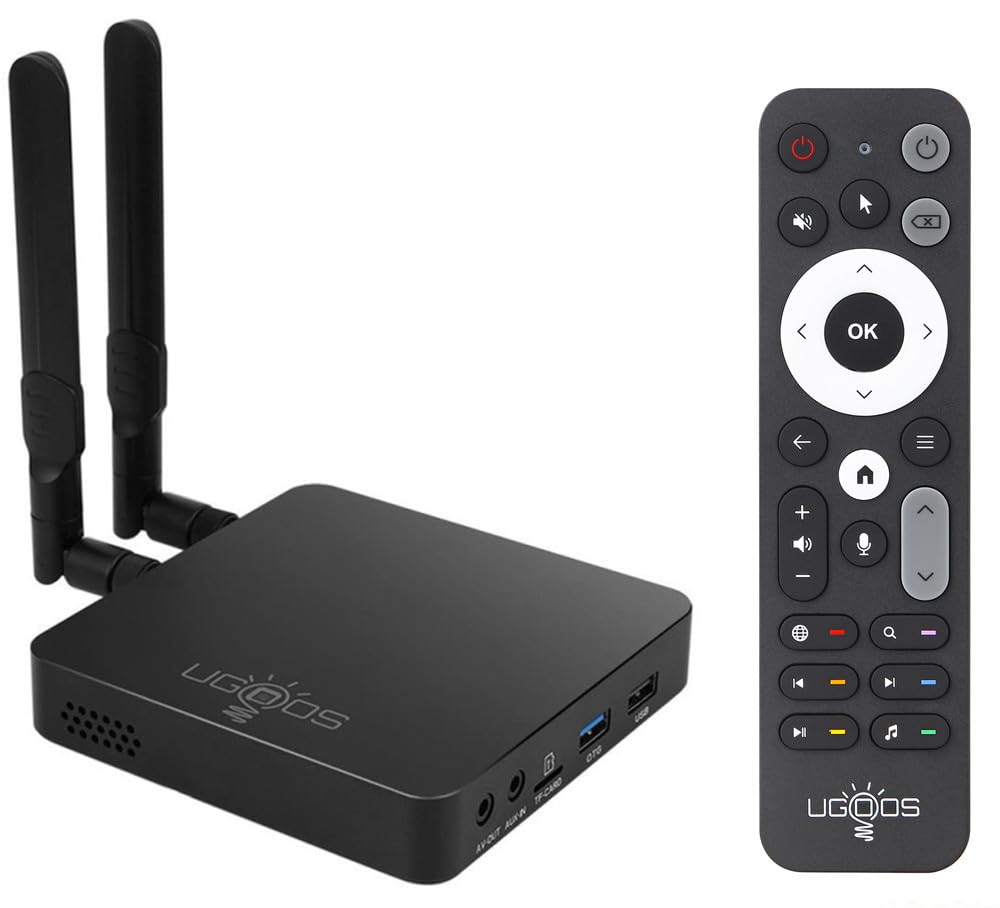 Photo 1 of Ugoos AM6B Plus TV Box Amlogic S922X-J Android 9.0 DDR4 4GB RAM 32GB ROM WiFi6 1000M Ethernet USB 3.0 BT5.0 4K H.265 HDR TV Box