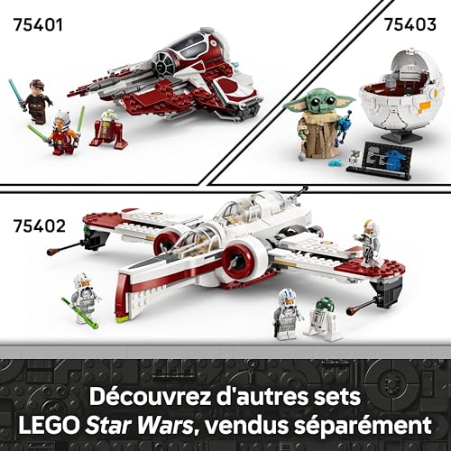Star Wars : Andor Le Chasseur Stellaire U-Wing De l’Alliance Rebelle Jeu avec Ailes Articulées - 3 Minifigurines & Figurine Droïde K-2SO - Cadeau pour Garçon 8 Ans & Fans De Andor Saison 2 75399