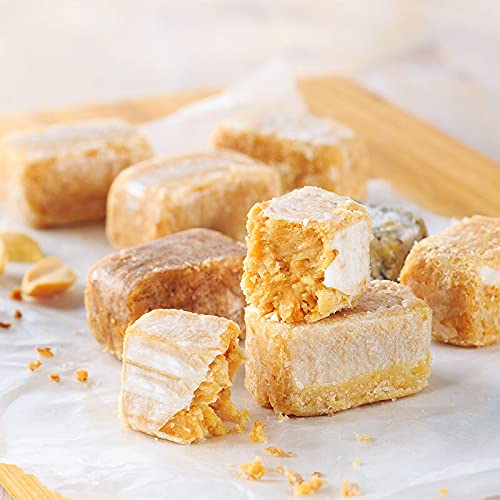 NUMA FOODS MINI PEANUT BUTTER BARS – VEGAN, LOW SUGAR, HIGH PROTEIN, ALL NATURAL, GLUTEN FREE – CRUNCHY PLANT BASED PEANUT BUTTER SNACKS – 3 BAGS WITH 8 INDIVIDUALLY WRAPPED PB BITES