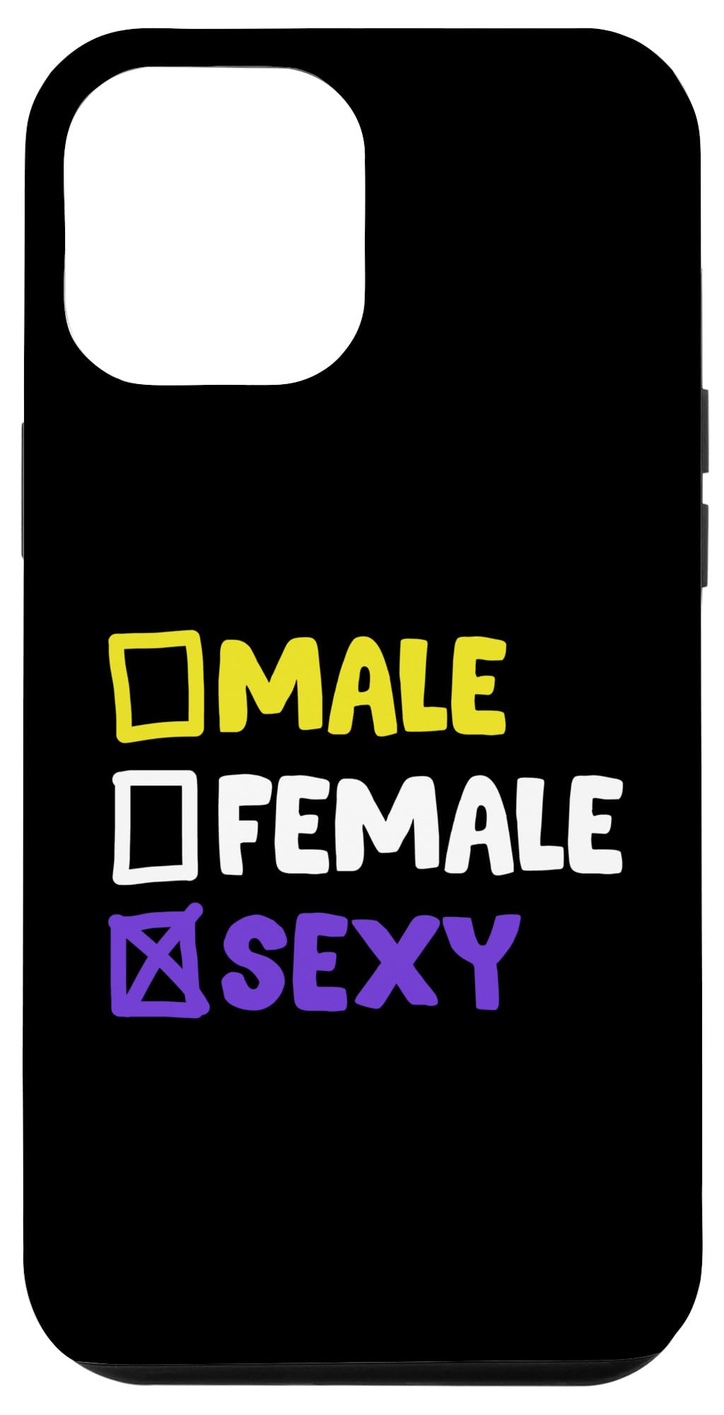 iPhone 14 Pro Max Funny Nonbinary and Transgender Case