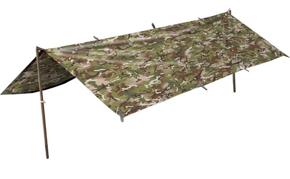 Army Waterproof Military Combat Basha Shelter Poncho Camo US & British Army BTP