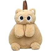 Ueeksry Cute Plush Cat Backpack, Stuffed Animal Backpack, Cute Plush Bag for Girls Women