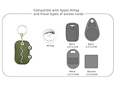 Tomcrazy 3in1 Protective Case for Airtag/Huawei