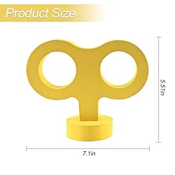 TNAIYH Car Wind Up Key Sticker, 3D Funny Cute