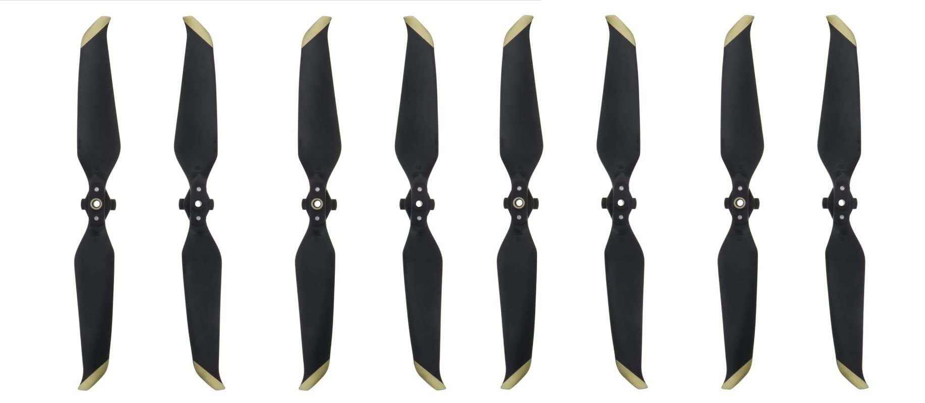Propellers for DJI Mavic AIR 2/2S Drone Tip Low-noise Quick Release 7238F (4 Pairs (8x))