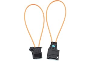 SESYOMR Fiber Most Optical Optic Loop Bypass Male Female Adapter 2pcs