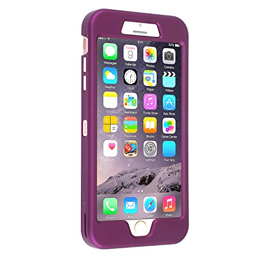 Co-Goldguard Case for iPhone 7 Plus/8 Plus Heavy Duty Shockproof High Impact Resistant Dual Layer Hybrid Protective Cover Shell for Apple iPhone 7+/8+(5.5 inch),Purple