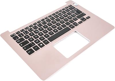 Dell Inspiron 5370 Pink Palmrest French Keyboard 05WXM1 04H2XV Renewed