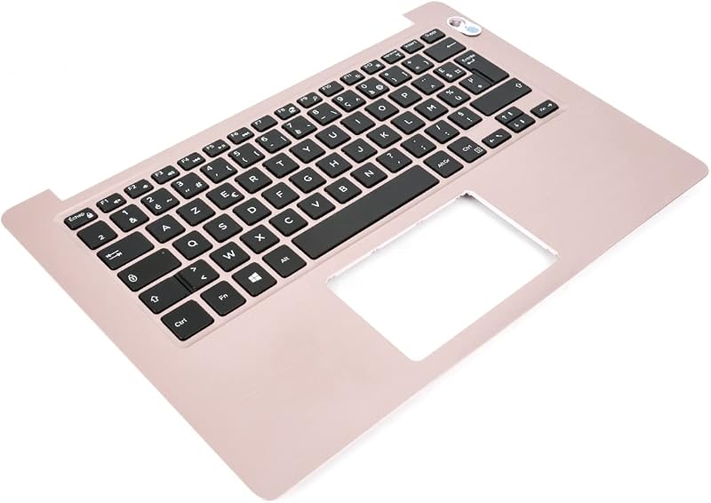 Dell Inspiron 5370 Pink Palmrest French Keyboard 05WXM1 04H2XV Renewed