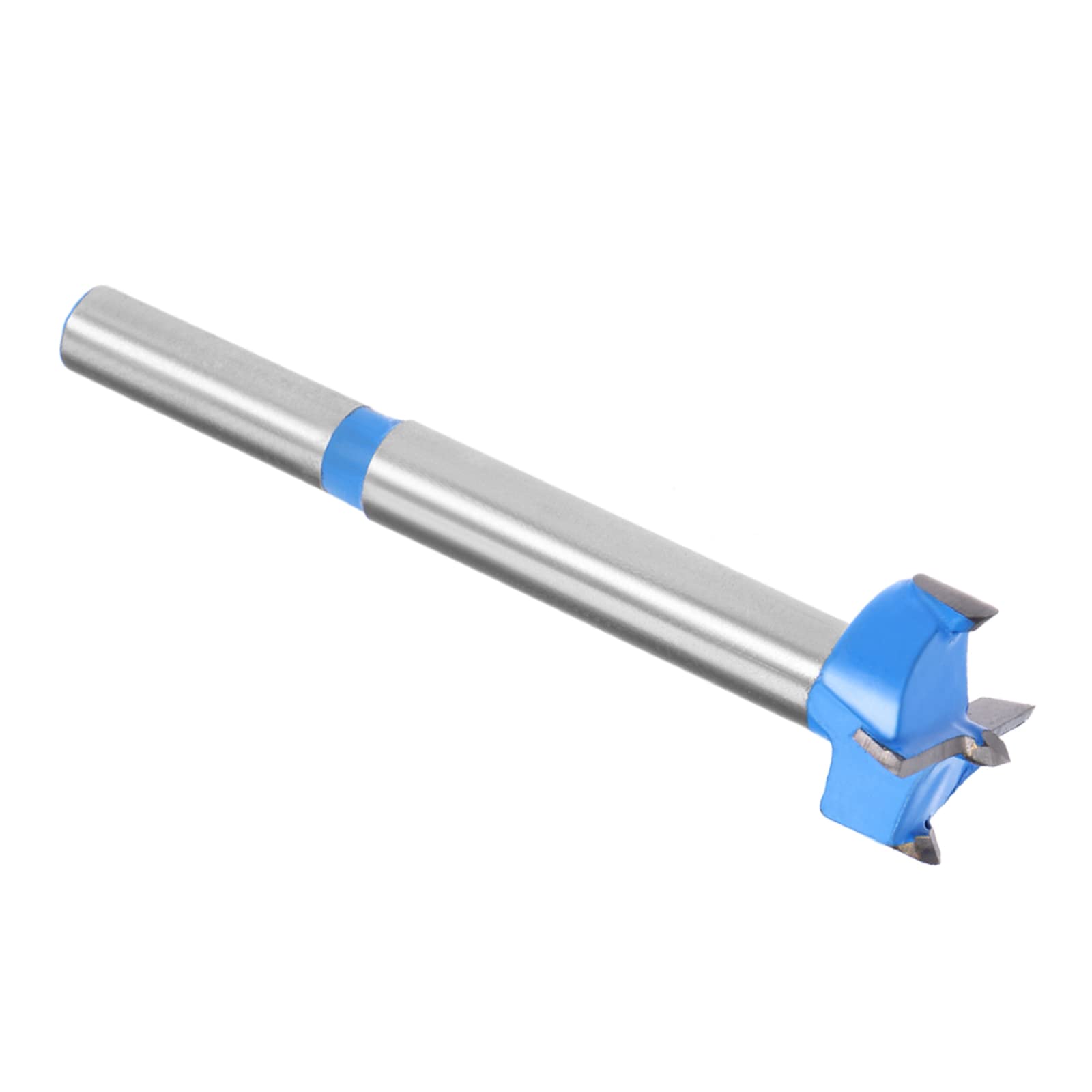 Kozelo Forstner Drill Bit - [20mm] Tungsten Carbide Auger Opener for Wood Furniture Hinge Woodworking Use, Round Shank, Dark Blue