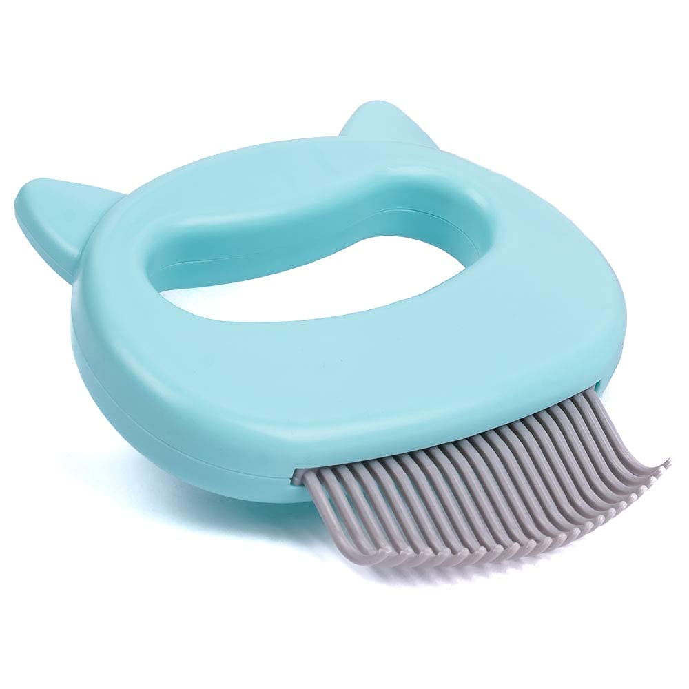 Photo 1 of Leo's Paw The Original Pet Hair Removal Massaging Shell Comb Soft Deshedding Brush Grooming and Shedding Matted Fur Remover Dematting tool for Long and Short Hair Cat Dog Puppy Bunny (Mint)