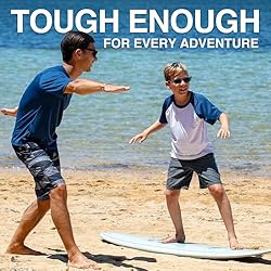 Kanu Surf Boys' Short Sleeve UPF 50+ Rashguard Swim