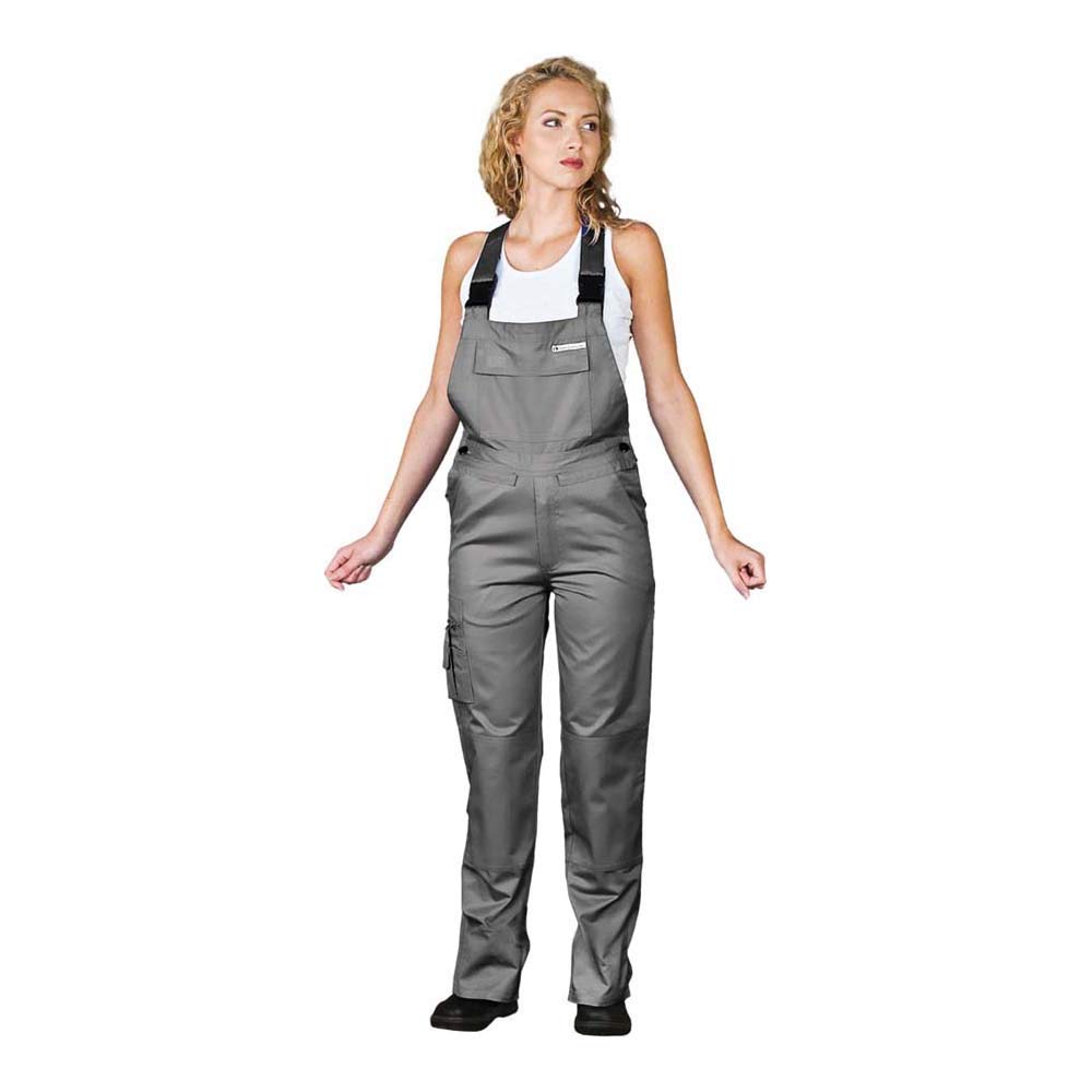 Leber&Hollman LH-WOMBISER_S38 Wovico Protective Bib-Pants, Gray/Steel, 38 Size